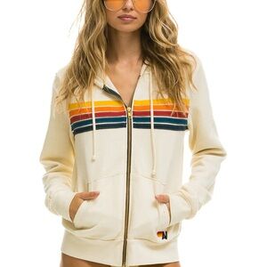 Cream Aviator Nation Jacket